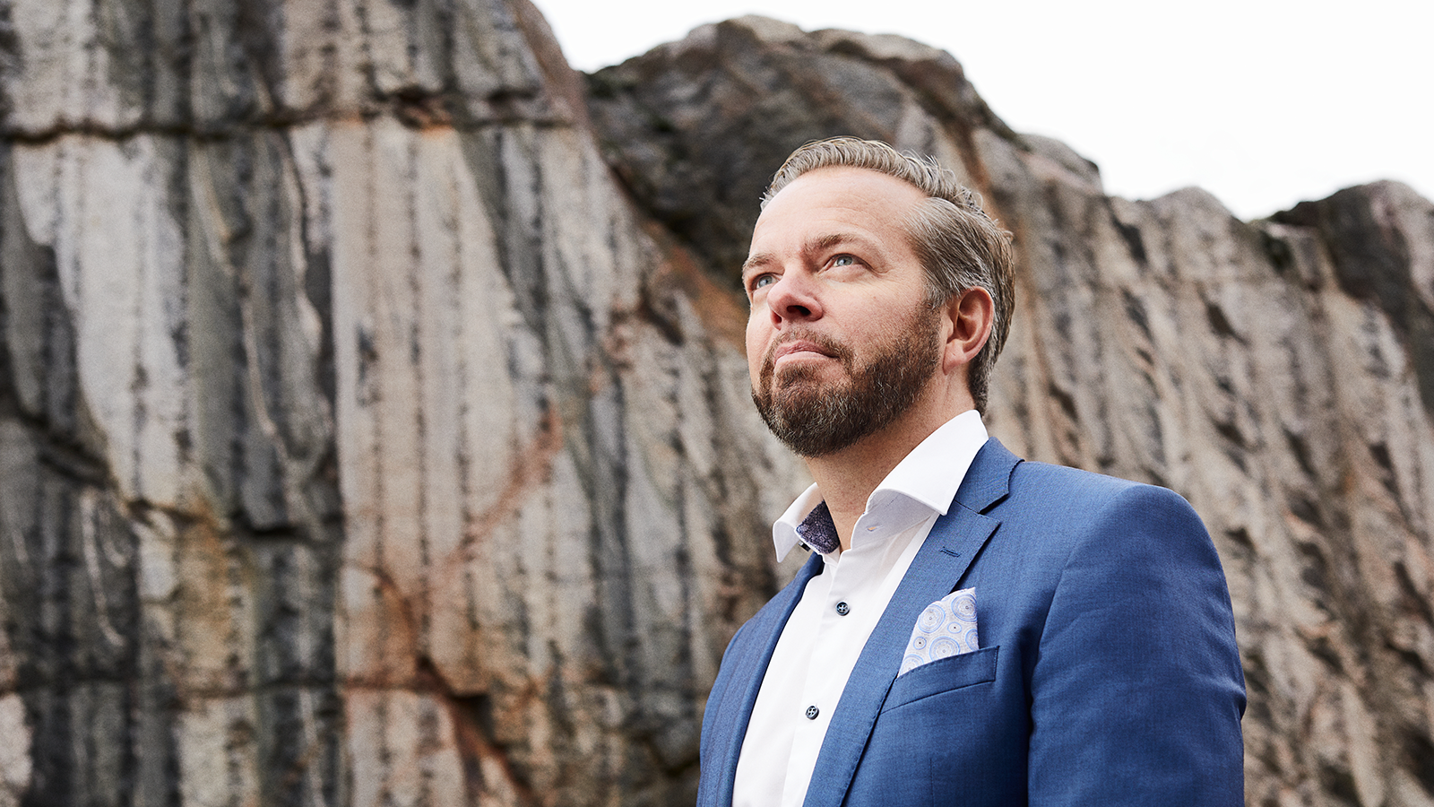 Solar Foods' Senior Vice President Arttu Luukanen wearing a suit