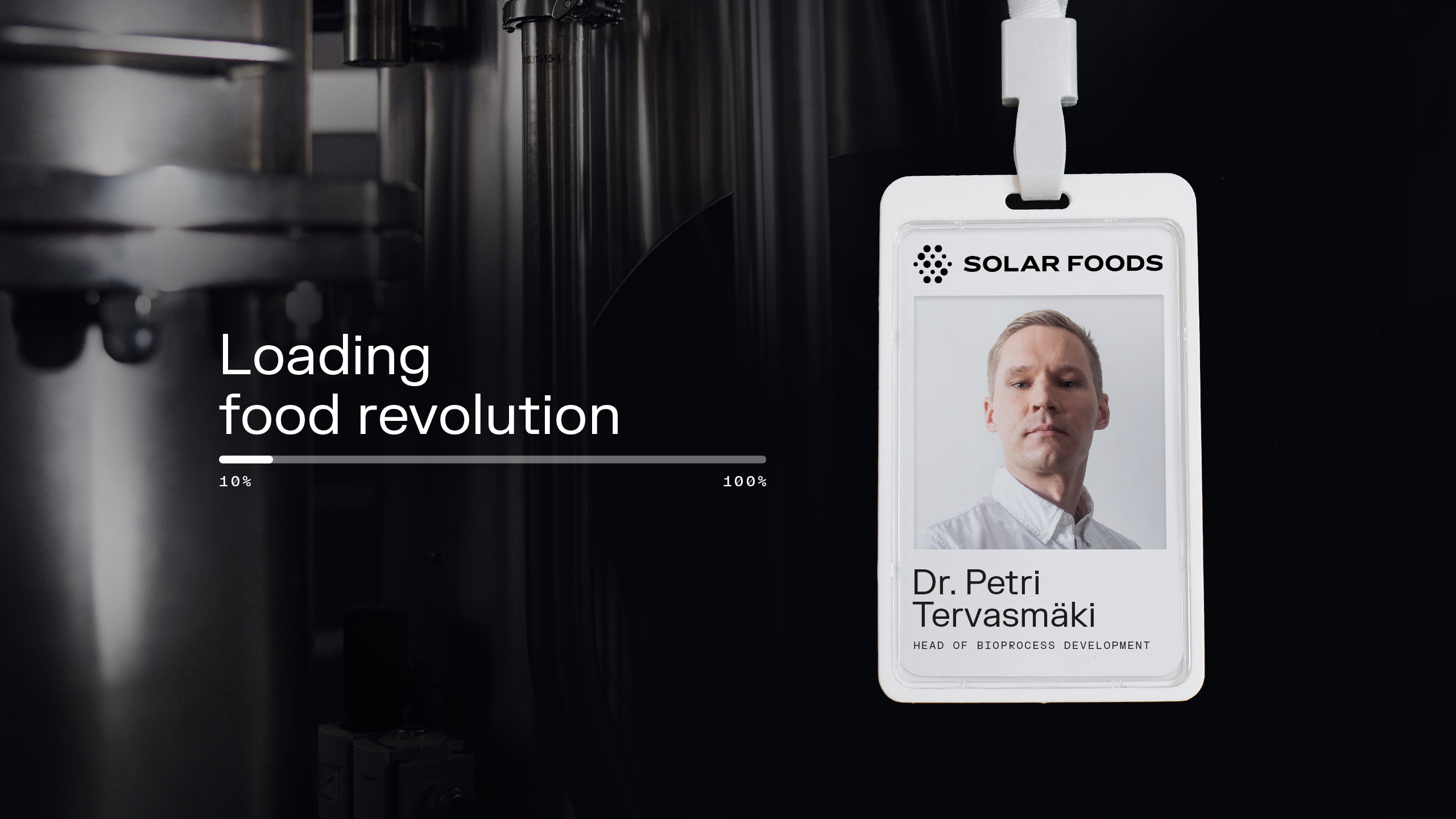 Solar Foods name tag